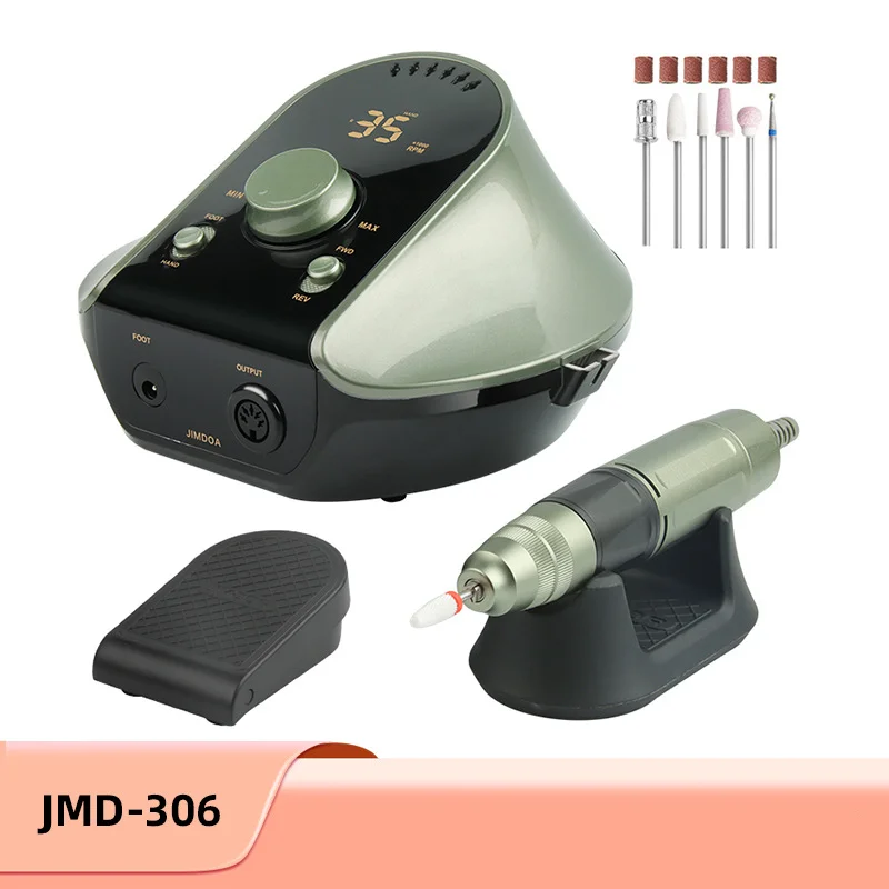 0-35000rpm Adjustable Electric Manicure Drill And Accessories Universal Jewelry Polishing Tool Desktop Base Nail File Pedicure