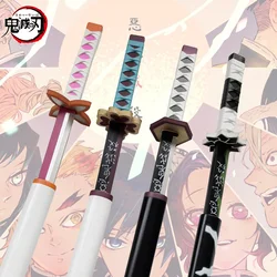 1:1 Demon Slayer Katana Original Assembled Anime Sword Cosplay Props Orange Tomioka Giyuu Kamado Tanjirou Swords 72cm：1:1