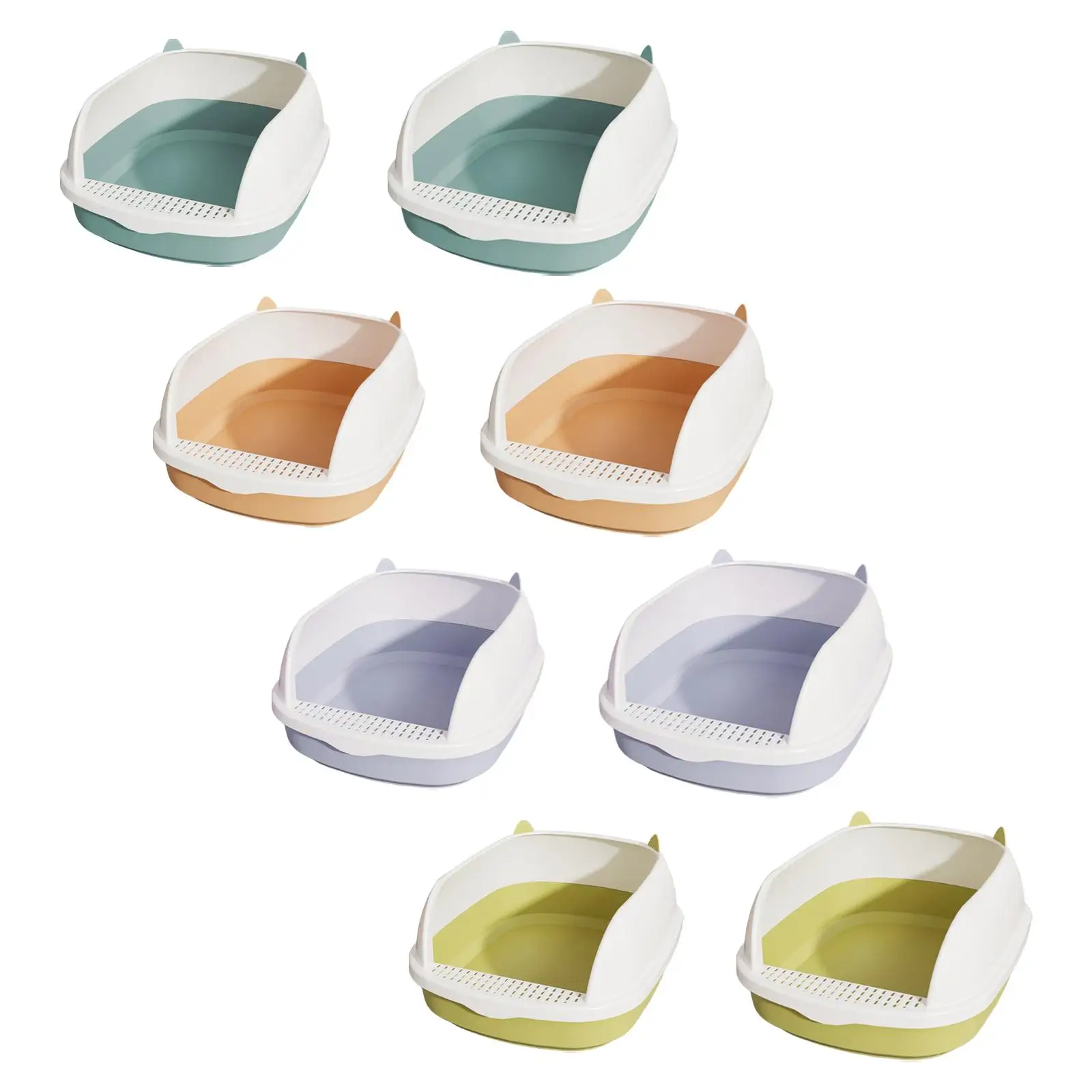 Cat Bedpan Cat Potty Toilet for Small Animals Pet Supplies