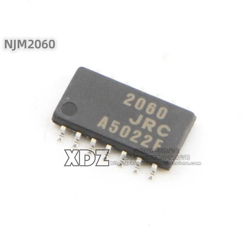 10pcs/lot NJM2060M NJM2060 JRC2060 Silk screen printing 2060 SOP-14 package Original genuine Operational amplifier chip