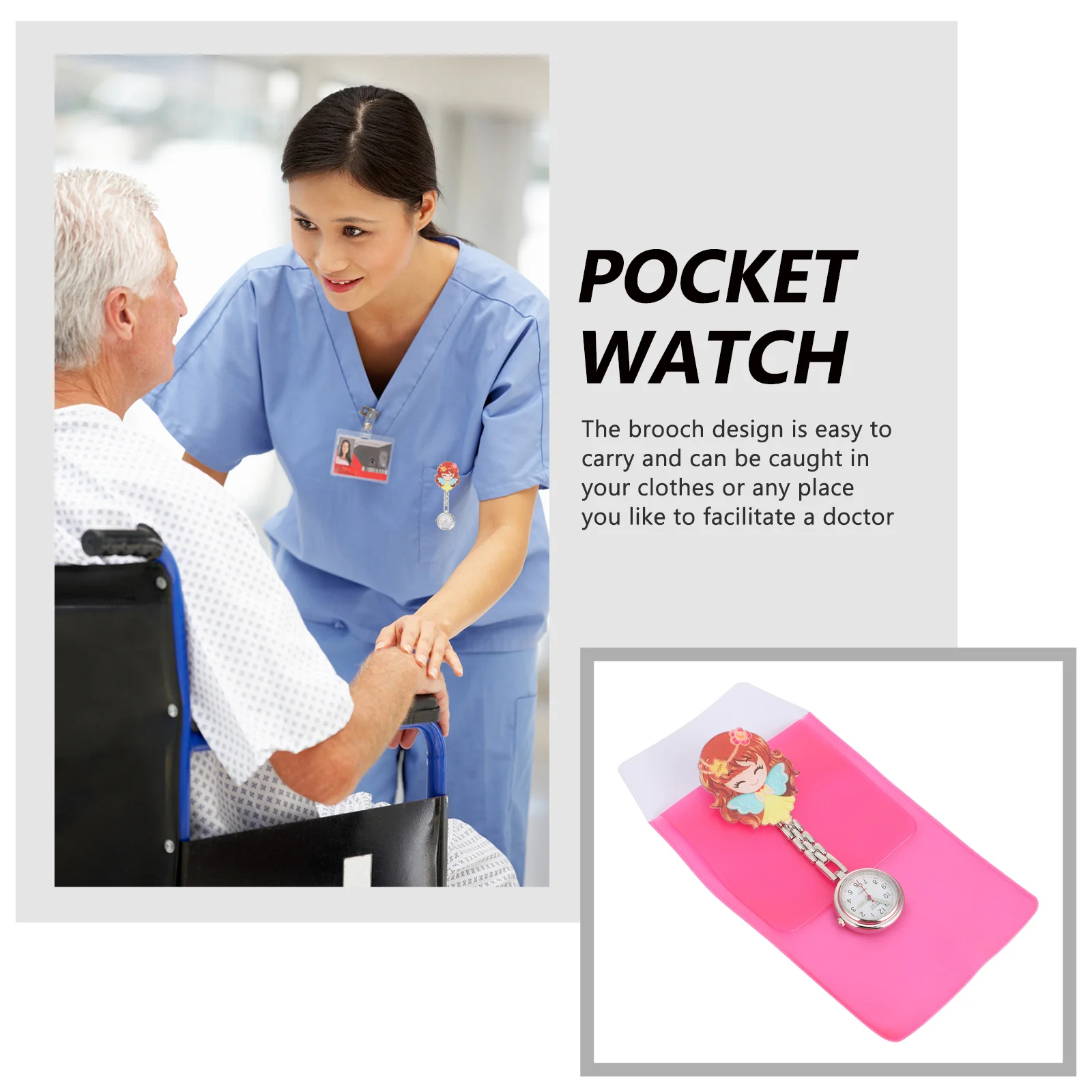 1Pcs Nurse Luminous Watch Premium Material Exquisite Workmanship Retractable Design Pen Bag Included Doctor Watch