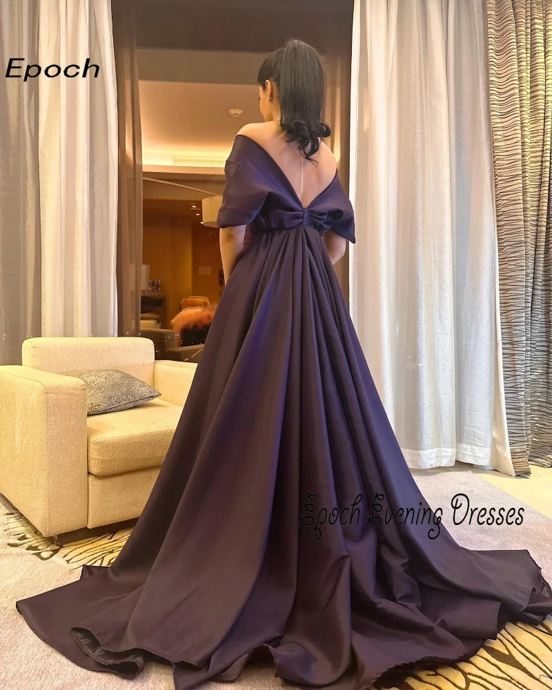 Epoch Long A-Line L Evening Dress فساتين مناسبة رسمي Elegant Lace Off The Shoulder Cocktail Prom Gown For Sexy Women 2024