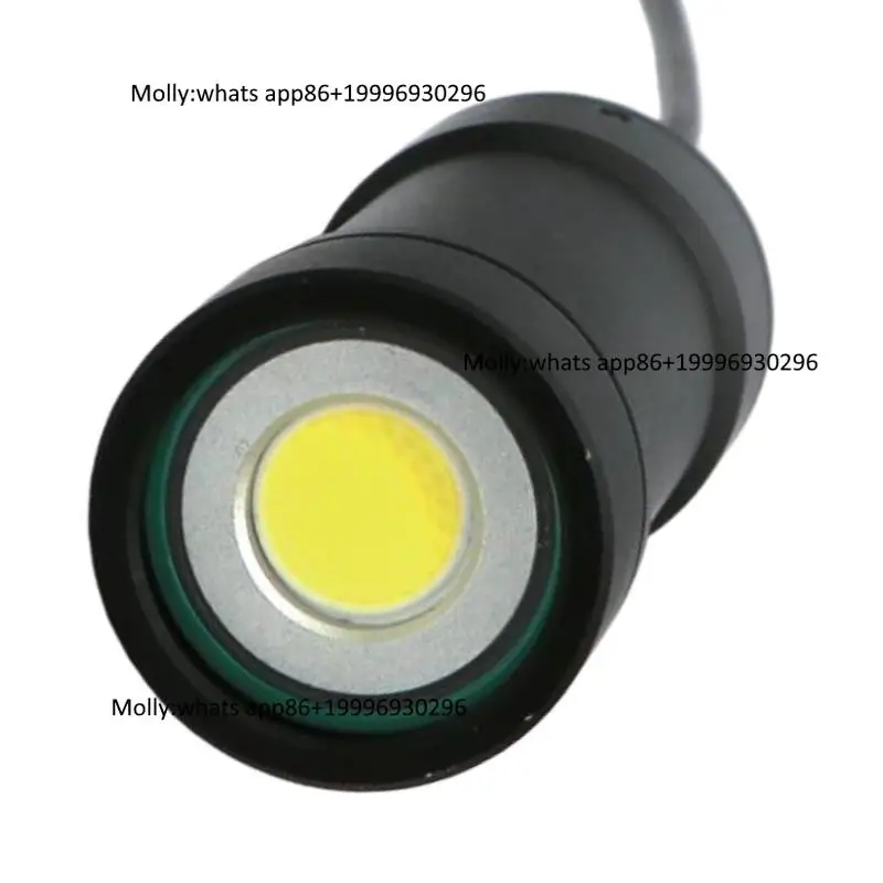 IP68 Stainless Steel LED Underwater Light 10W-100W Adjustable Deep Sea ROV CCTV Subsea Fishing Video Lighting Lamp