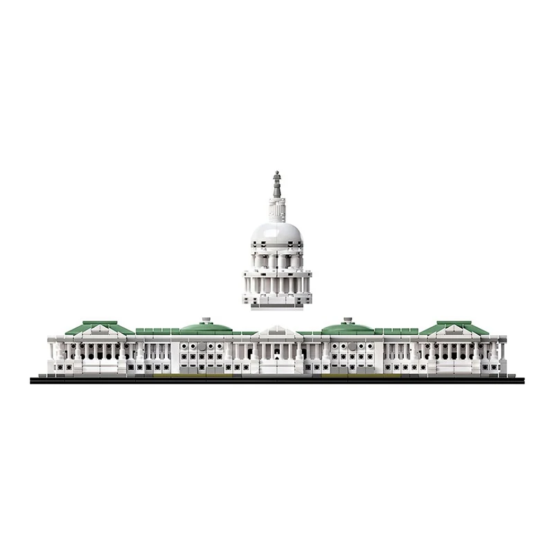 1032 個アメリカワシントン国会議事堂民主主義ランドマーク建築教育モデルビルディングブロック誕生日おもちゃギフト