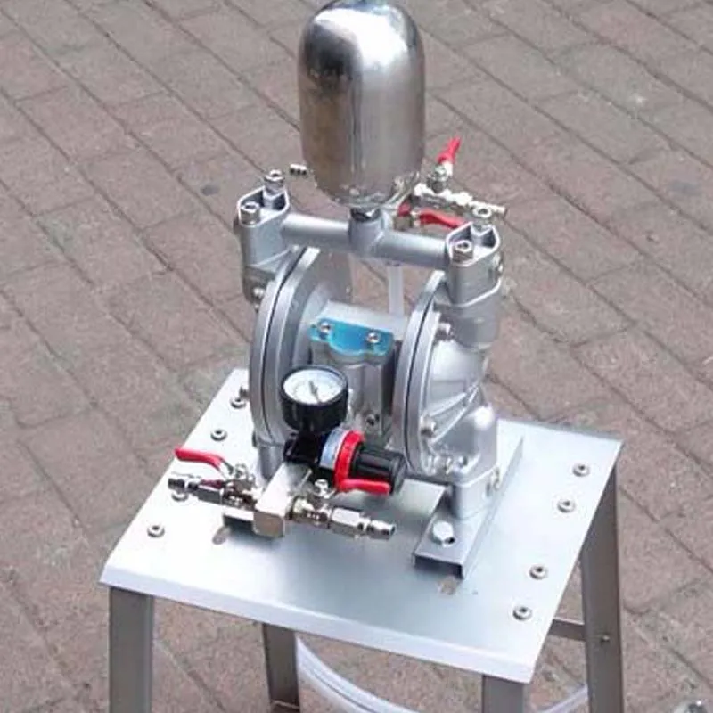 MS-QD Pneumatic Double Diaphragm Pump Small Paint Spraying Suit Membrane Pump