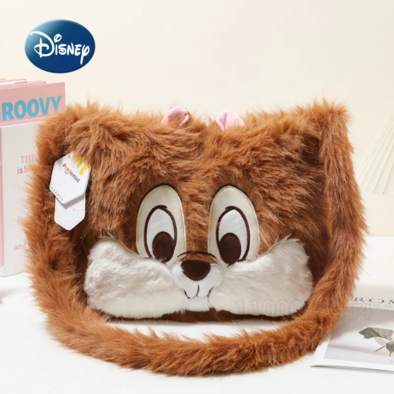 

Disney Chichititi New Plush Bag Luxury Brand Original Women's Plush Shoulder Bag Cartoon Fashion Women's Plush Crossbody Bag