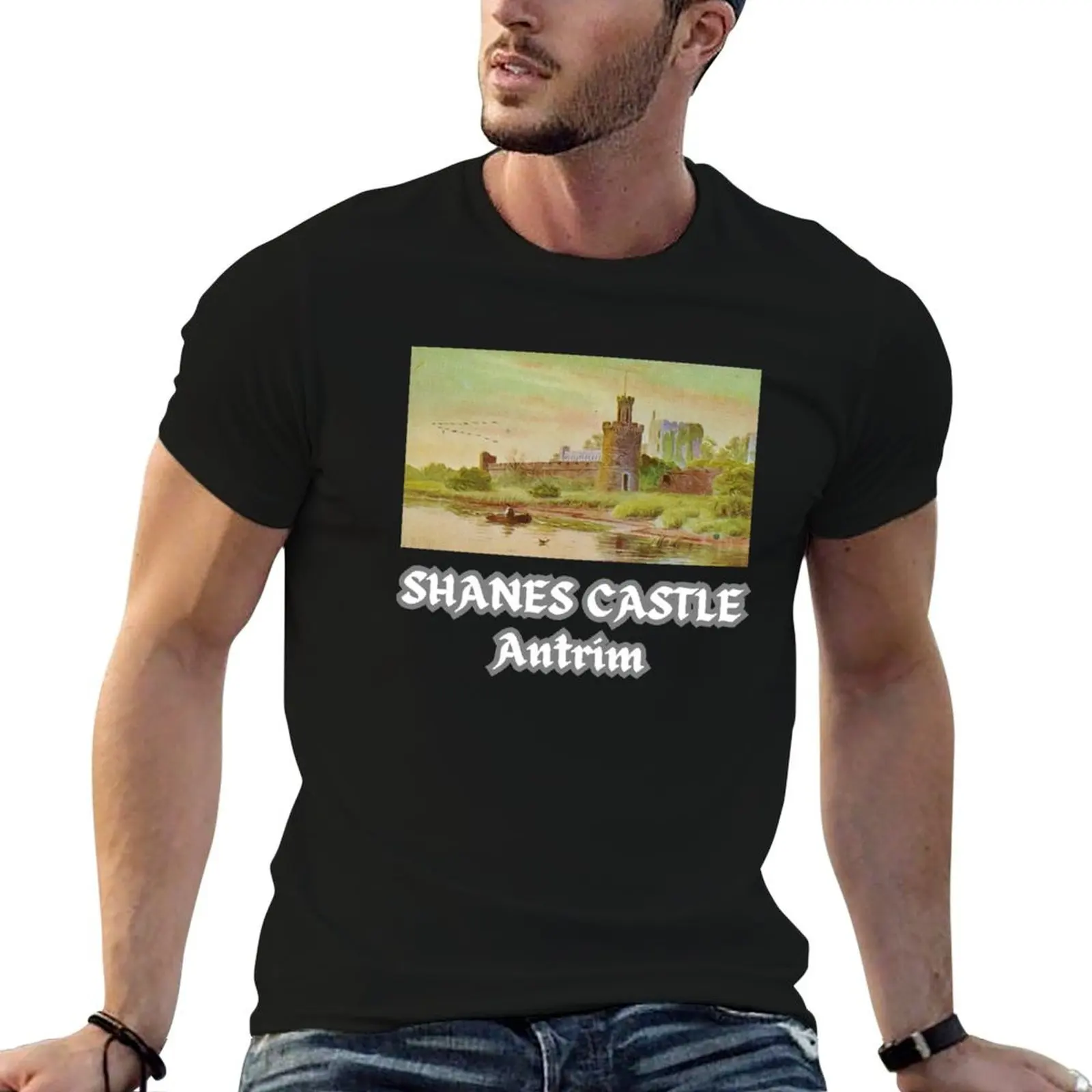 Shane's Castle Antrim Northern Ireland Castles Historic T-Shirt t shirt for man 100 percent cotton man t shirt luxury T-Shirt