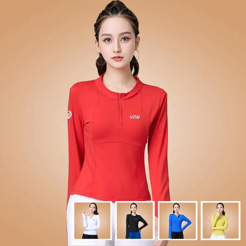 High Elastici ort Sve round Ne Dance Suit Set Qui very Fitn Aerobics Running Dancing Clothes Square Dance