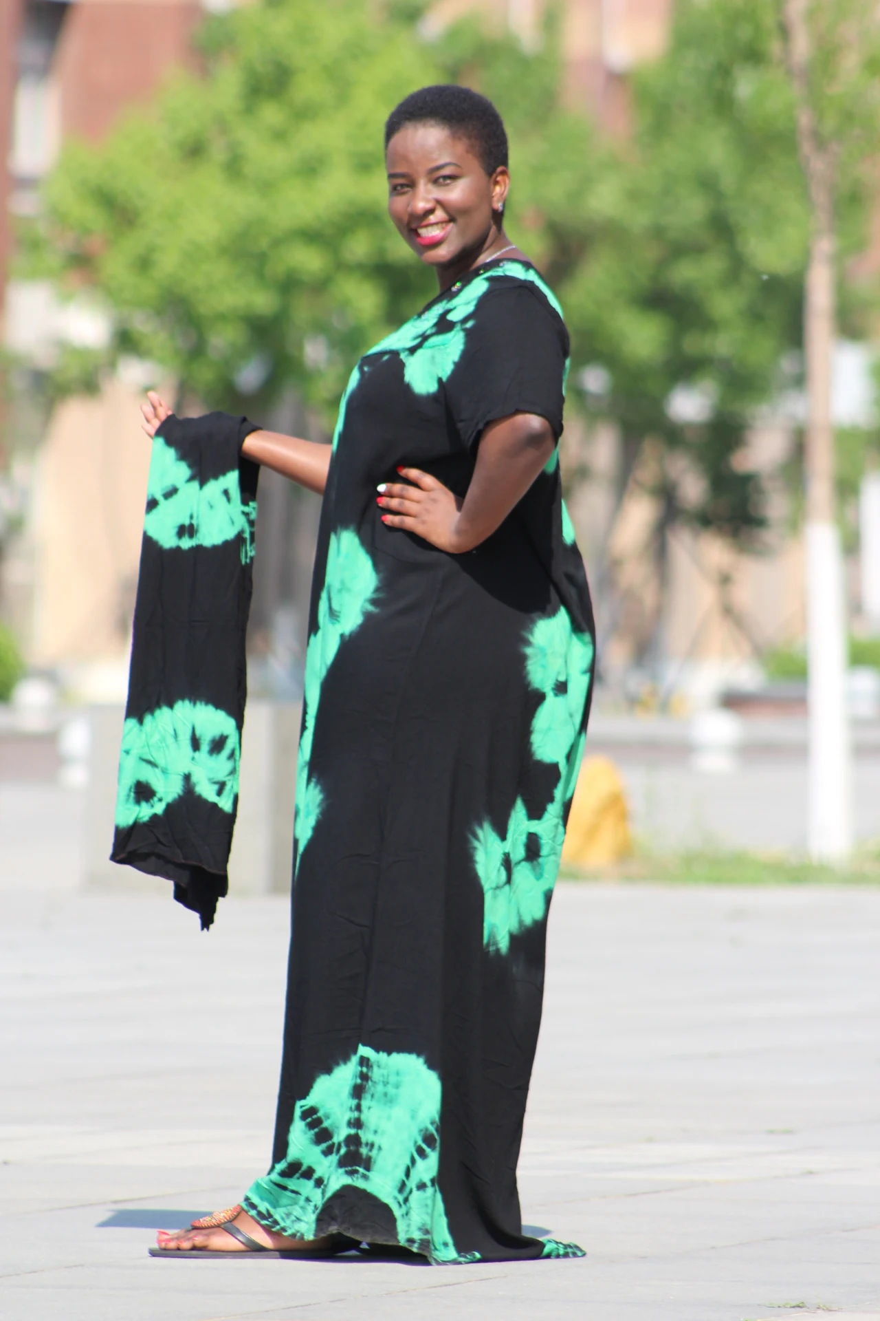 100% Cotton Africa Dashiki Diamonds Floral Maxi Stunning Elegant Femme Robe African Ladies Evening Long Dress With Scarf