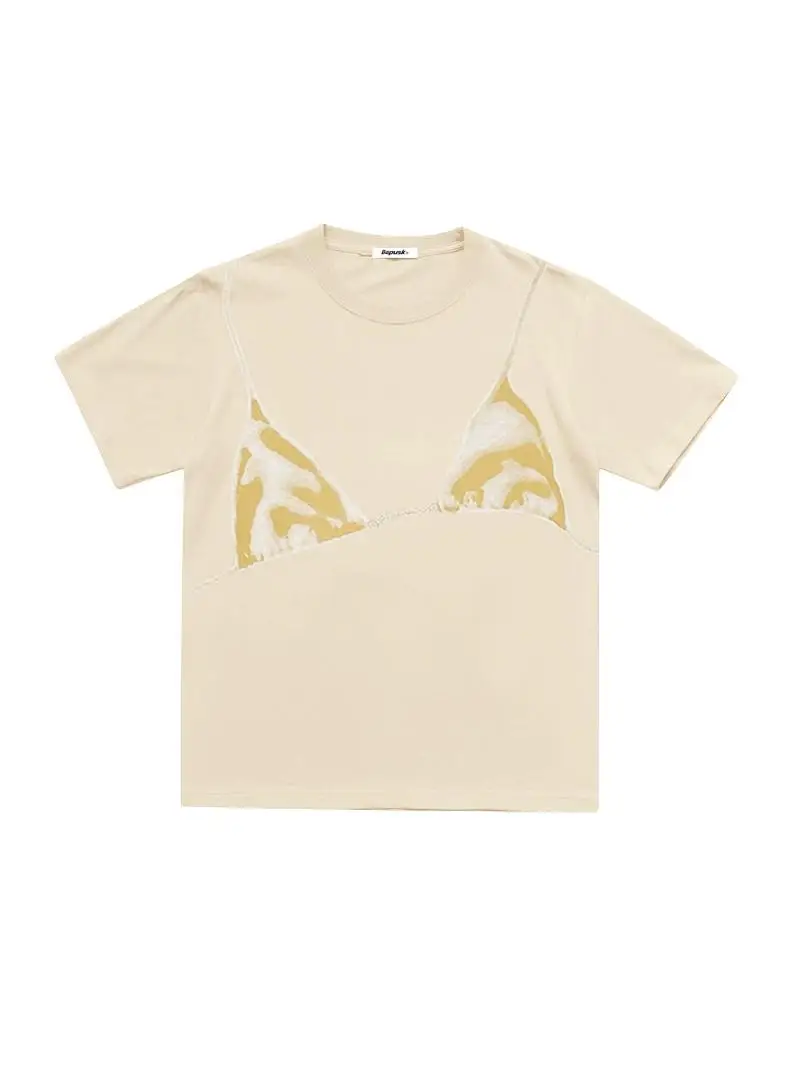 

Новая летняя круглая футболка с принтом бикини Ne ort Sve, дизайн Sensation Match, полностью хлопковый удобный женский топ BGPUSK