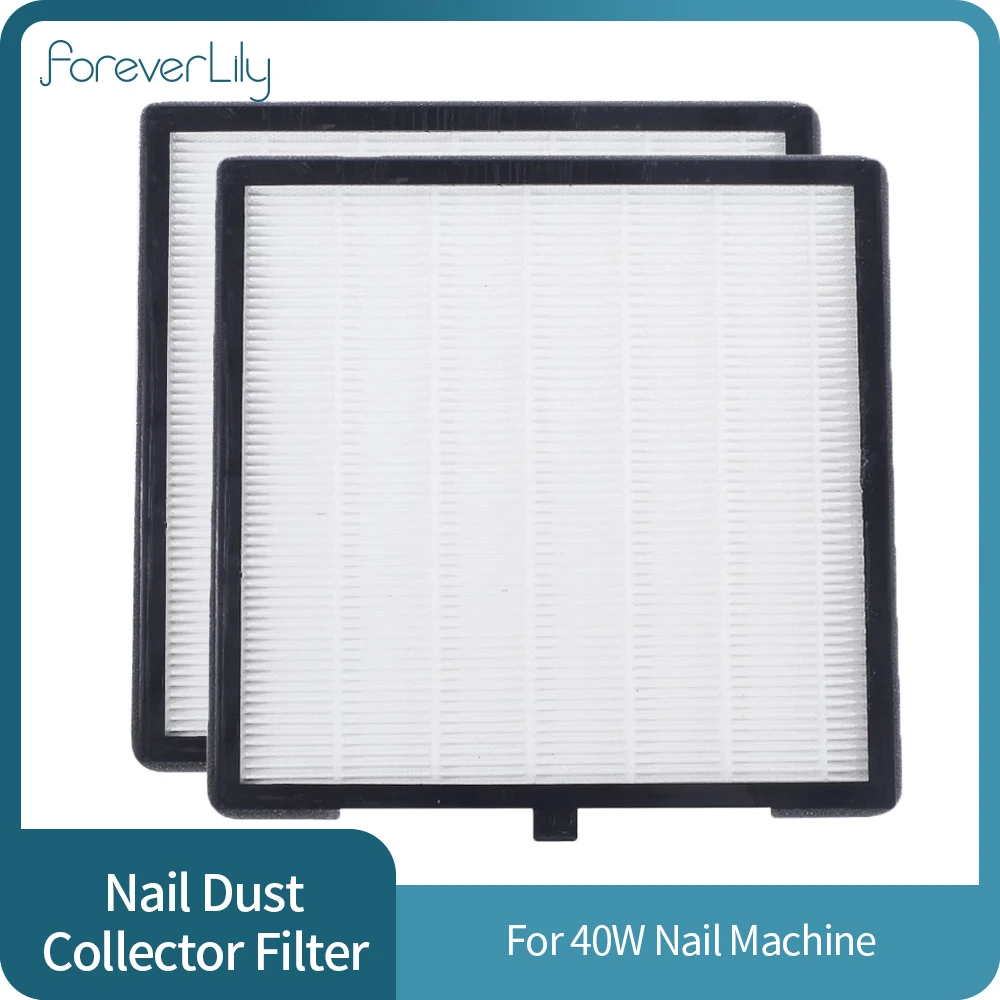 1/2 Pieces 40w Nail Dust Collector Filter Manicure Machine 858-13 Original Accessories Screen Plate Suction Nail Vacuum Cleaner