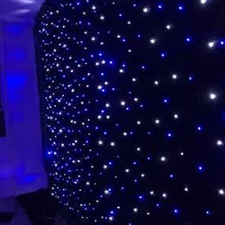 3x3m LED Background Cloth Star Starry Sky Curtain Wall Decoration Stage Wedding Show Photo Shoot Screen Backdrop Party Customed