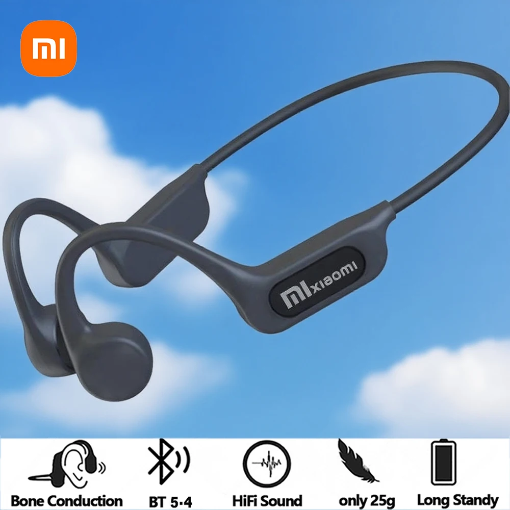 سماعات أذن Xiaomi True اللاسلكية بلوتوث 5.4 سماعة رأس رياضية توصيل عظمي OWS سماعات ألعاب للجري والقيادة مع ميكروفون عالي الدقة