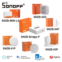 SONOFF Bridge Pro Hub SNZB-01P SNZB-02P SNZB-03P SNZB-04P Zigbee Door Window Sensor Human Presence emperature Humidity Sensor