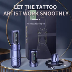 POPEIRONS Tattoo Pen Tattoo Machine Wireless All in One High Quality External Rotor Brushless Motor Direct Drive Pen