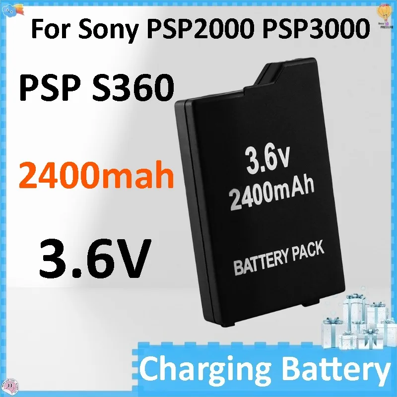 

New PSP S360 3.6V 2400mah Li-ion Rechargeable Battery for Sony PSP2000 PSP3000 High-Performance