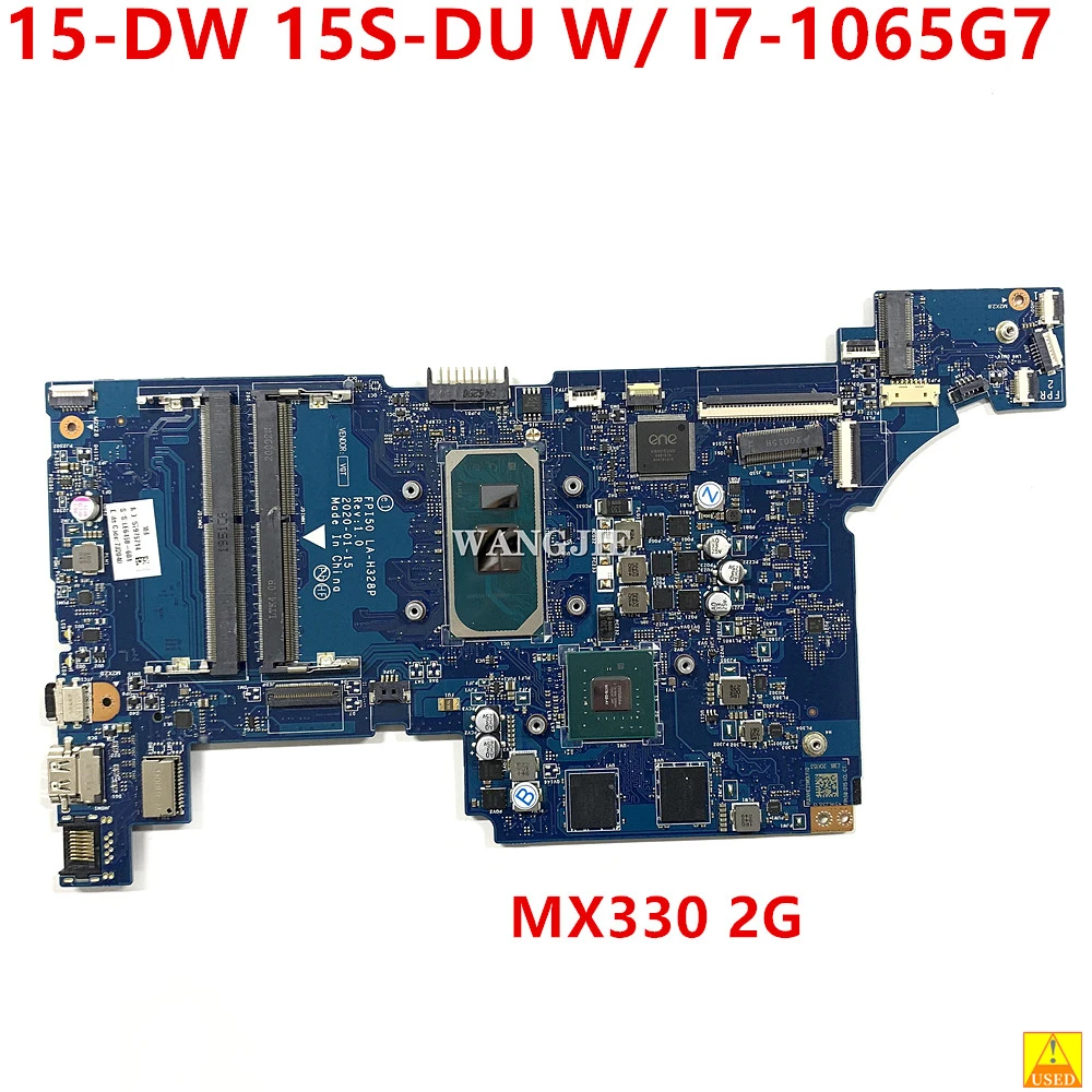 

L86468-601 для HP 15-DW 15S-DU Материнская плата ноутбука FPI50 L86468-001 W/LA-H328P + MX330 2G 100% протестирована