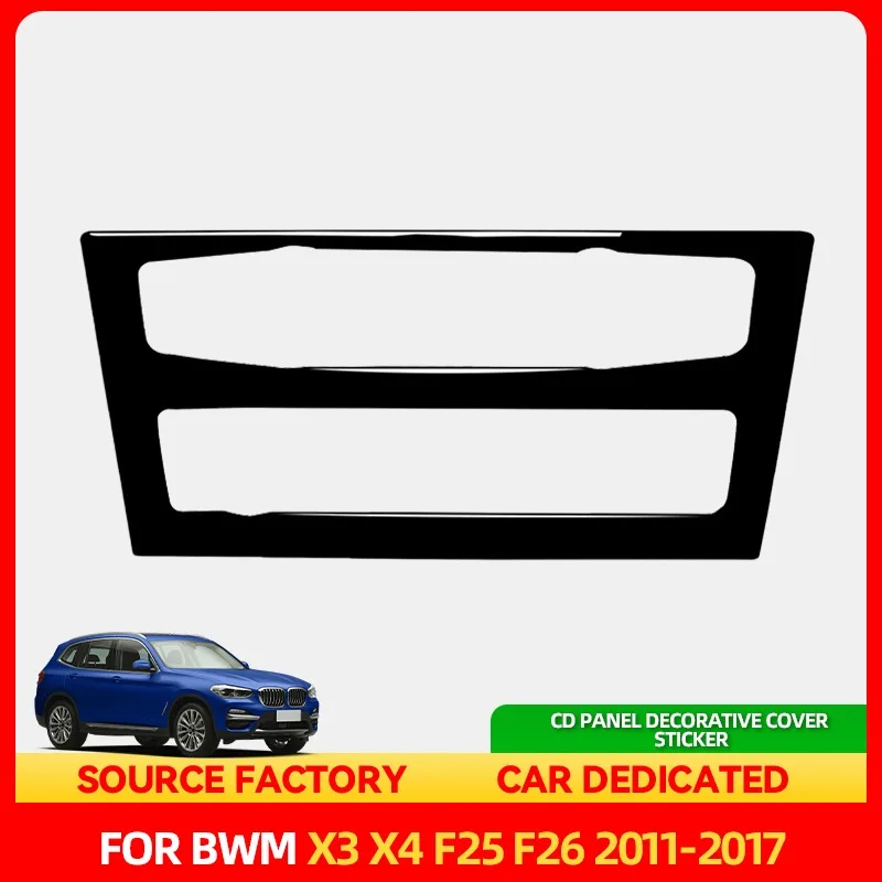 

Стайлинговые молдинги, горячая центральная консоль, панель компакт-дисков, декоративная крышка, наклейка для BMW x3 f25 2011-2017/x4 f26 2014-2017, автомобильное интерьера