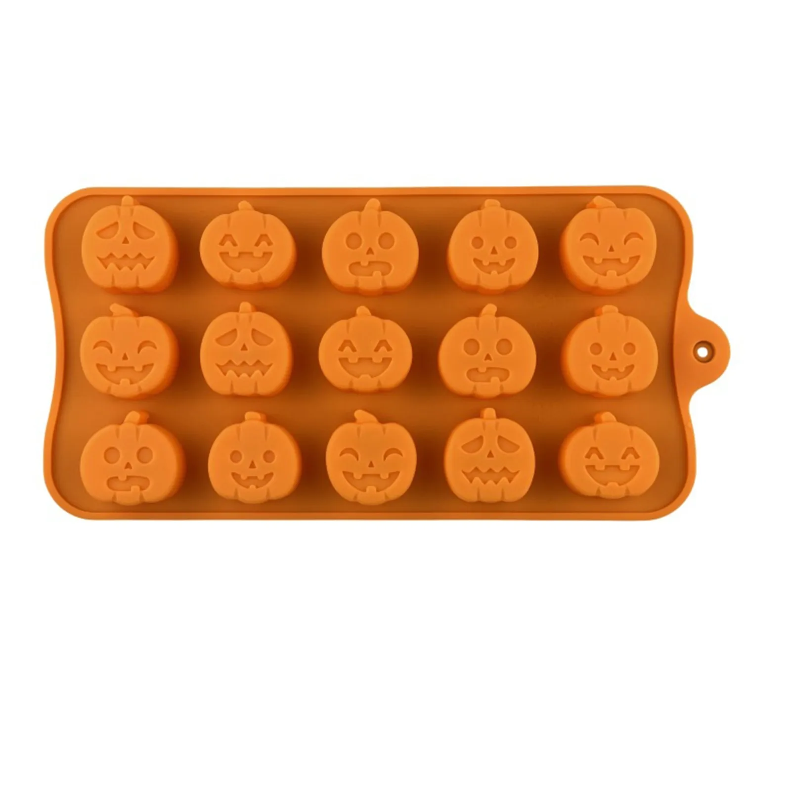 متعة ولطيفة على شكل موضوع الهالوين قوالب حلوى من السيليكون قابلة لإعادة الاستخدام قوالب فندان الشوكولاتة DIY أدوات تزيين الخبز