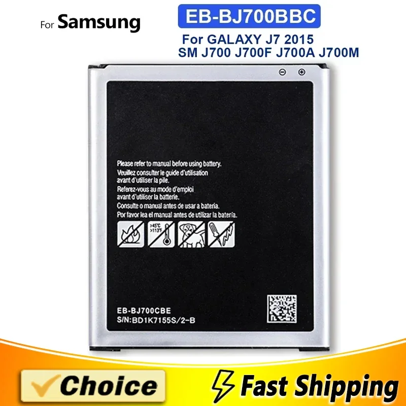 EB-BJ700BBC/CBE, новый сменный аккумулятор для телефона, для Samsung Galaxy J7 Neo 2015 J7009 J7000 J7008 J700F SM-J700F, 3000 мАч EB-BJ700BBC/CBE, новый сменный аккумулятор для телефона, для Samsung Galaxy J7 Neo 2015 J7009 J7000 J7008 J700F SM-J700F, 3000 мАч