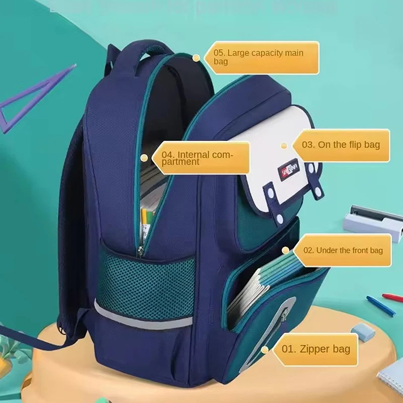 Ergonomic School Backpacks For Children: Spine-Supporting Design Suitable For Both Boys And Girls In Primary Education