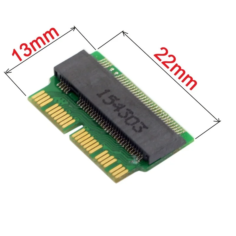 M.2 adaptador nvme pcie m2 ngff para ssd para apple portátil para macbook ar pro 2013 2014 2015 a1465 a1466 a1502 a1398 pcie x4