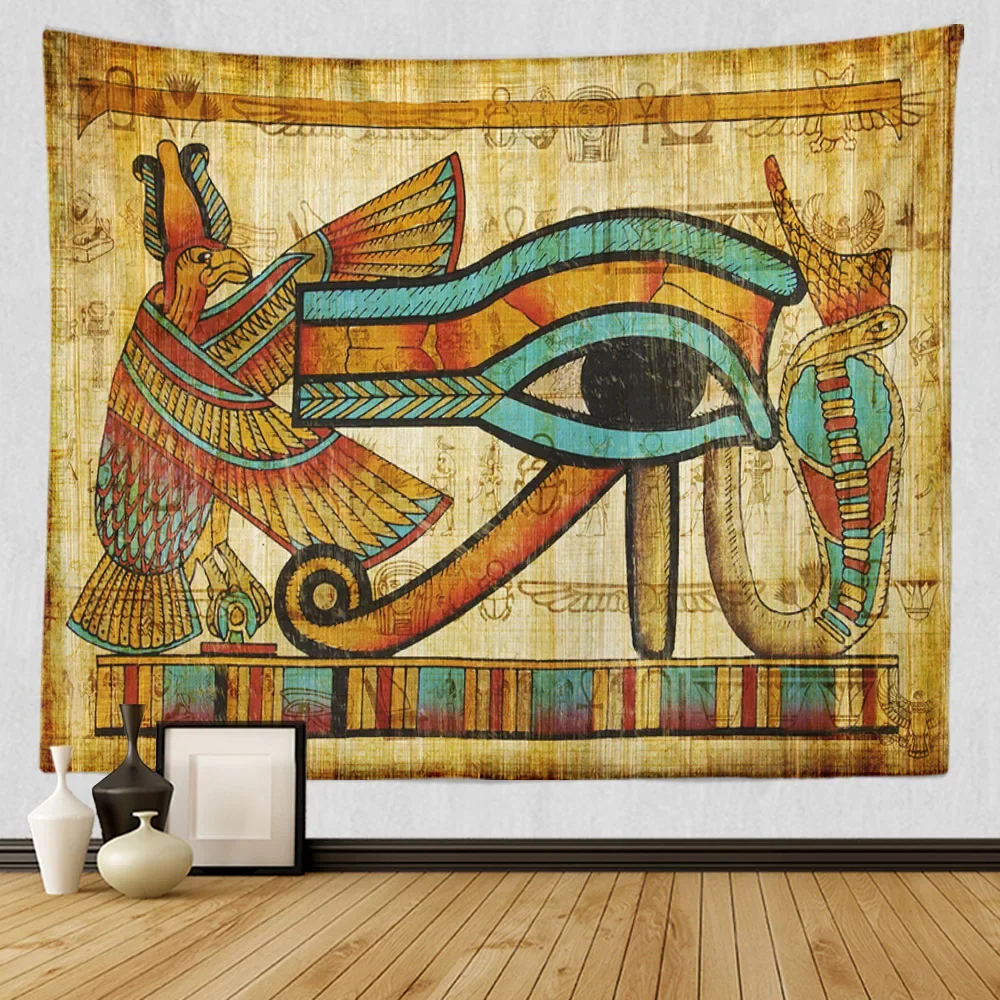 Tapestry Hippie Ancient Egypt Mural Bohemian Art Room Decoration Bedroom Cloth Blanket Psychedelic Wall Hanging