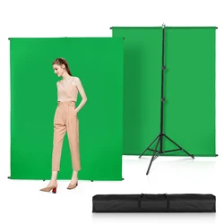 150x200CM Photo Background Chroma key Green White Screen Backdrop Support Stand Portable Foldable photo Board for Studio Photo