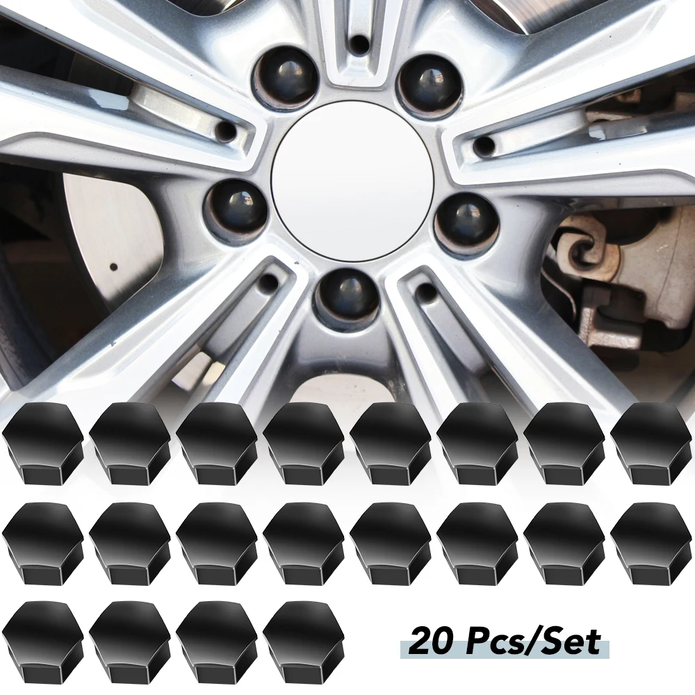 17mm Car Wheel Nut Caps Protection Covers Accessories for renault Dacia VOLVO V40 V60 V70 V90 XC40 XC60 XC70 XC90 S40 S60 S80