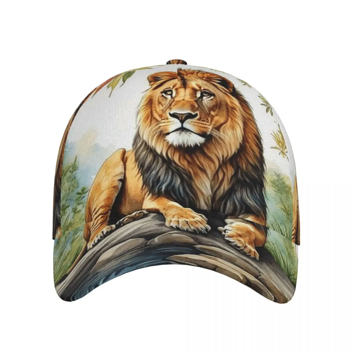 

Бейсбольные кепки унисекс «Лев в лесу», уличная одежда, летние спортивные бейсболки, кепка в стиле хип-хоп, Casquette