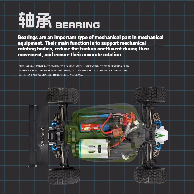 Wl novo A959-B carro de controle remoto rc quatro rodas motriz veículo fora de estrada 1:18 escala completa deriva carro de brinquedo de alta velocidade modelo de carro brinquedos