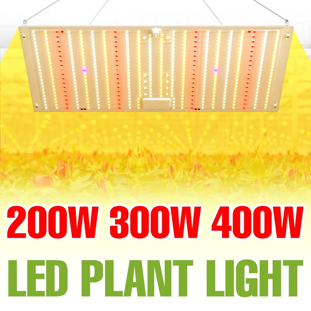 

400W LED Full Spectrum Grow Light Indoor Quantum Board Plant Cultivation Lights Greenhouse Tent Potted Vegs Fruits Fill Lighting