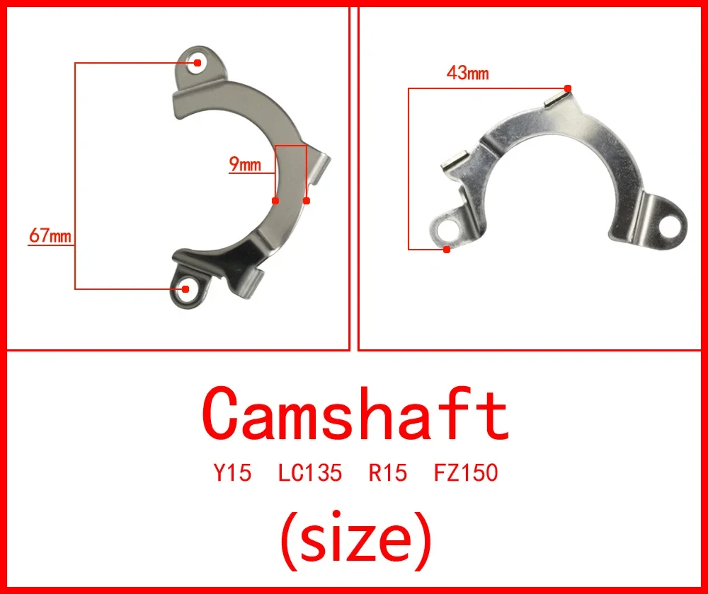 engine Camshaft Stopper camshaft plate bracket 1S8-E111F-00 For Yamaha Racing Motorcycle LC135 V1 V2 V3 V4 V5 V6 Y15ZR FZ150 R15