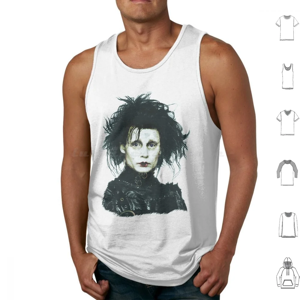 Have You Heard The News About Edward ? Tank Tops Print Cotton Thebluebox115 Edward Scissorhands Johnny Depp Tim Burton