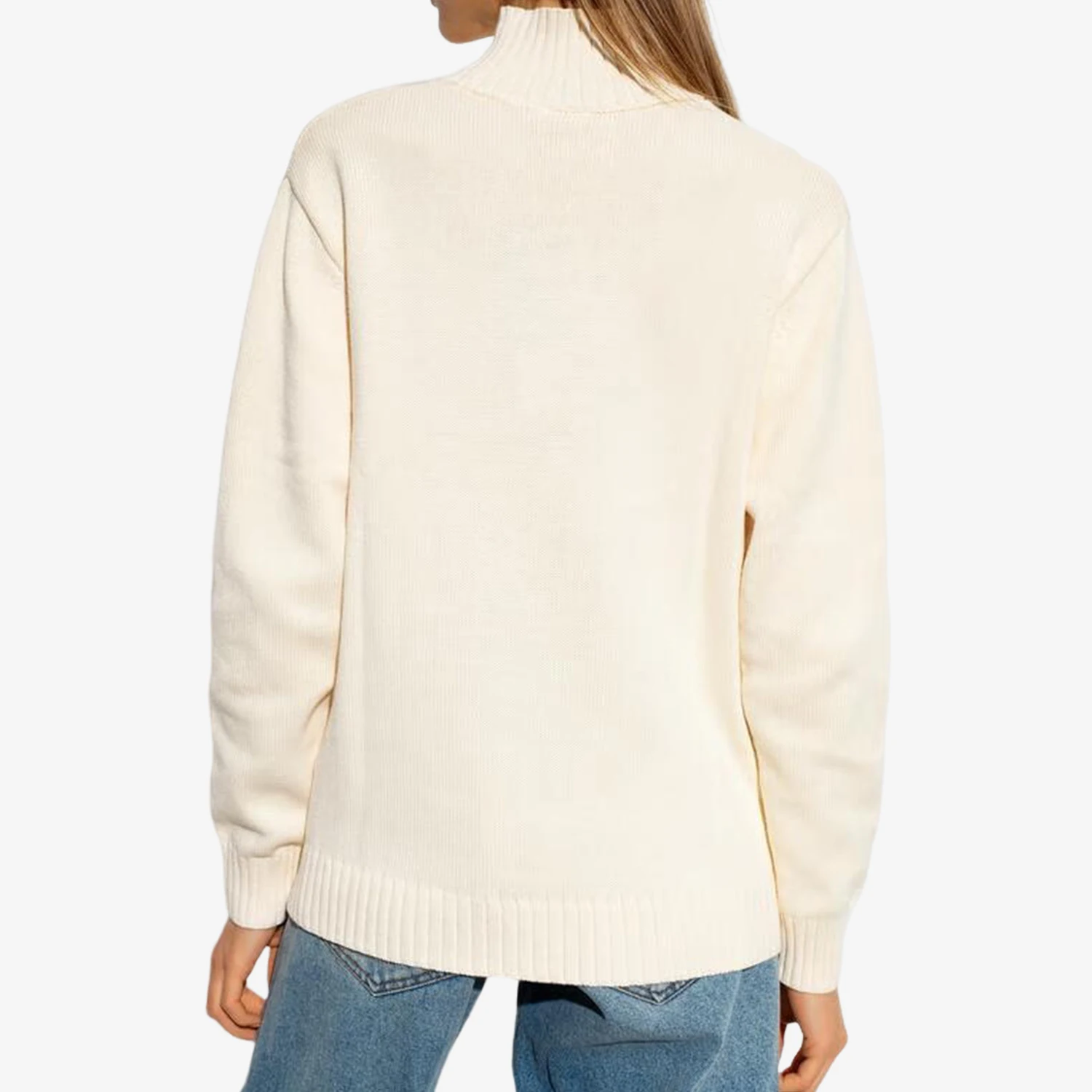 Adidas genuine pullover long sleeved sweater, new women's soft high neck sweater II8046