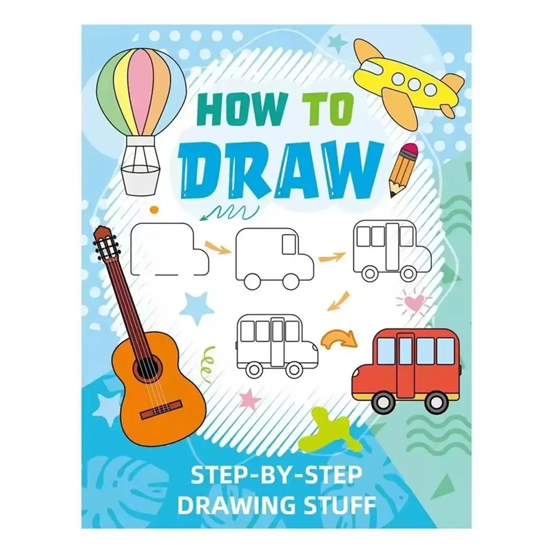 Graffiti Coloring Step-By-Step Drawing Book for Youngsters 48 Patterns Classroom Learning Tool Books Art