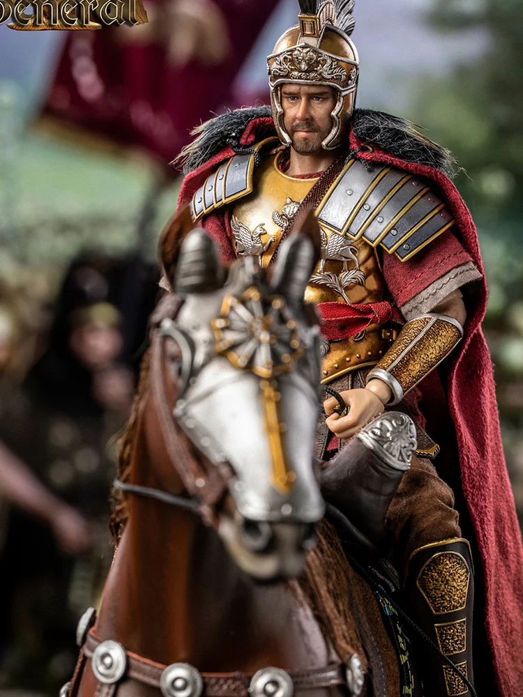 In Stock HHMODEL HH18066 1/12 Scale Empire Series Roman General War Horse Male Warrior Full Set 6In Action Figures Body Doll