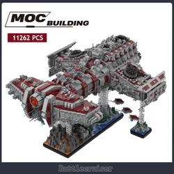 Ultimate Collector Series Battlecruiser MOC Space Model Building Blocks Technology Bricks Collection Toys Gifts