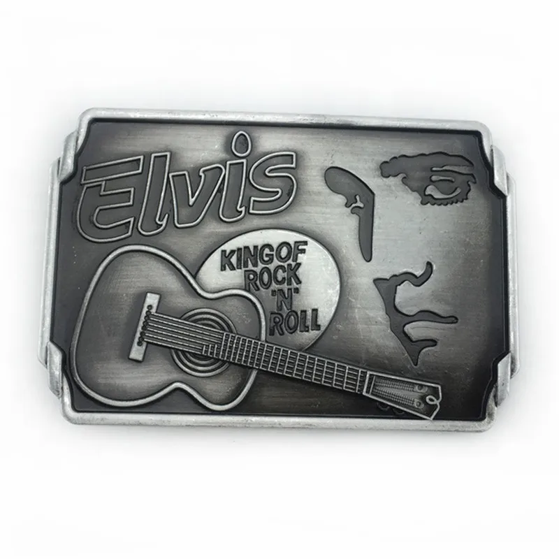 Zinc Alloy Guitar Music Belt Buckle, Retro Casual Western Cowboy Belt Buckle