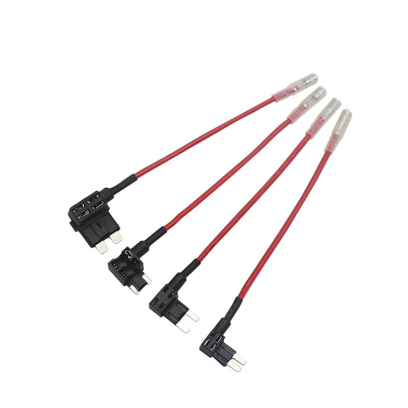 【3PCS】12V MINI SMALL MEDIUM Size Car Fuse Holder Add-a-circuit TAP Adapter Micro Mini Standard ATM Blade Fuse 1A-10A 15A-50A