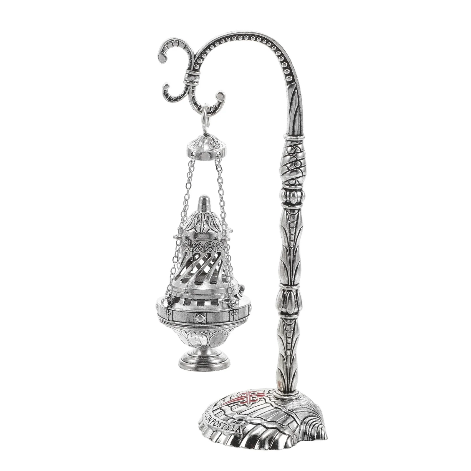 

Vintage Style Hanging Censer For Worship Ceremony Charcoal Cone Incense Burner Decorative Church Item Office Aromatherapy Home