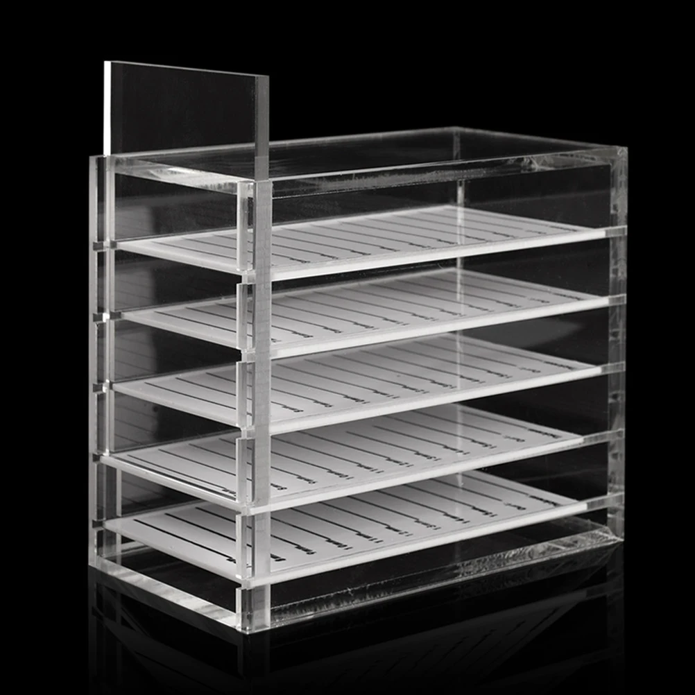 

Eyelash Storage Box Eyelash Display Container Clear Eyelash Display Container Storage Box for Eyelash