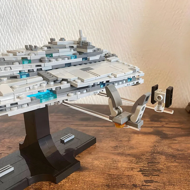 ใหม่MOC Midi Scale First Order Finalizer Star Destroyer Starship Building Blocks SpacepalneอิฐDIY Assemblyของเล่นของขวัญ