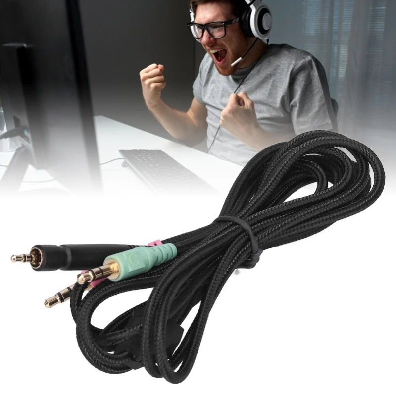 Game Headphone Cable Audio Cable Fit For Sennheiser G4ME ONE/GAME ZERO/PC 373D/ GSP350