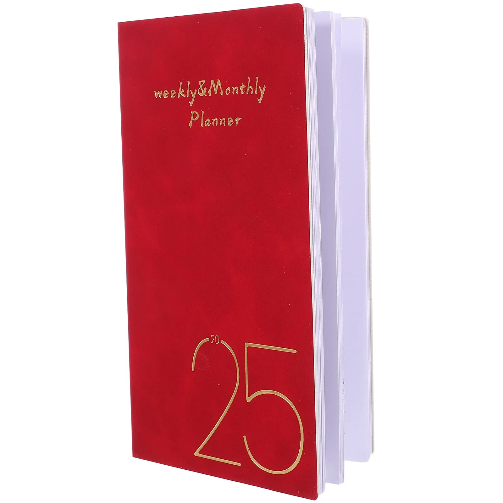2025 English Planner Academic Time Management Daily Weekly Monthly Schedule Book Portable Productivity Planner for Teachers