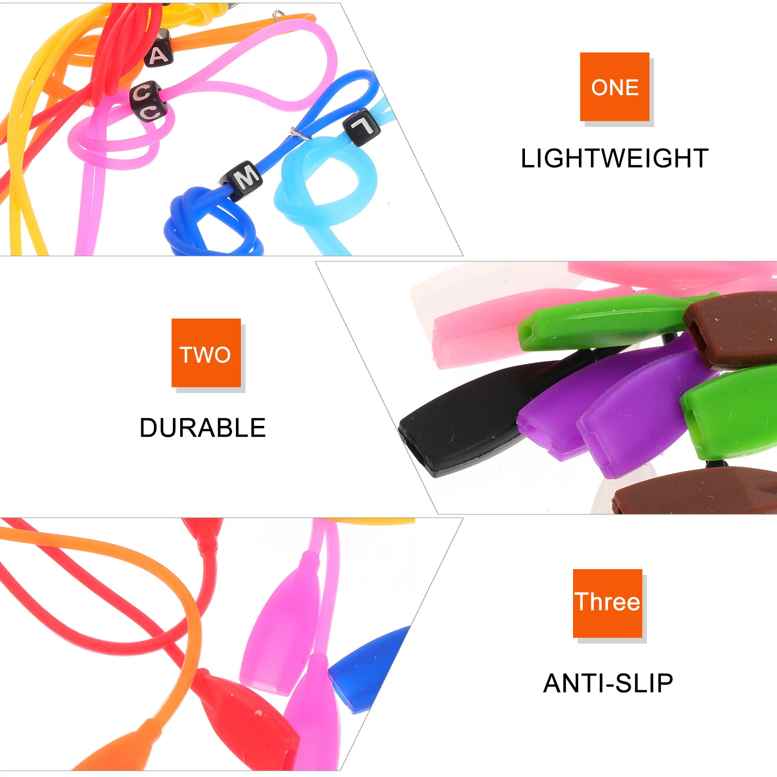 

12Pcs Anti-Slip Rope for Glasses Premium Material Eyewear Safety Strap Adjustable Retainer Cord Secure Fit Lightweight