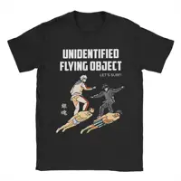 Camiseta Gintama Lets Surf Gintoki para hombre, ropa 100% de algodón, camiseta Vintage de manga corta con cuello redondo, camiseta de talla grande