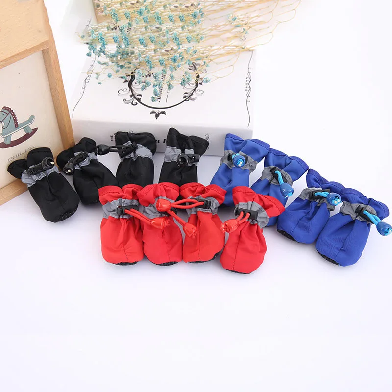 1 Par de Cubrepatas Impermeables para Perros con Suela Suave, Ideales para Perros Pequeños y Medianos, Protección Antideslizante para las Patas