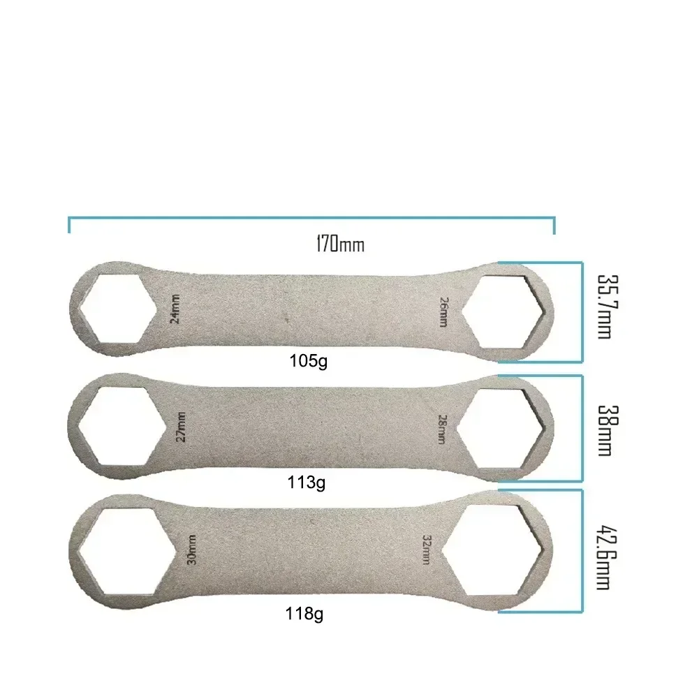 Top Cap Wrench Spanner For Fox Fork Servicing Stainless Steel Double Head Design Bicycle MTB Bike Cycling Repair Tool