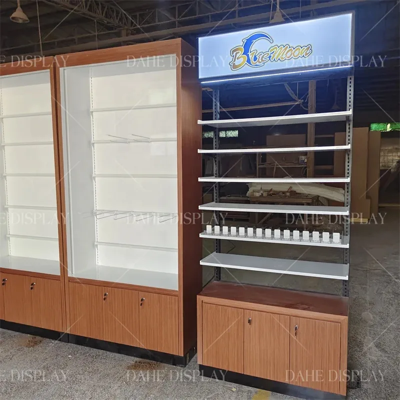 

Customize.Customized Luxury Store Furniture Retail Shop Supermarket Shelves Gas Station Showcase With